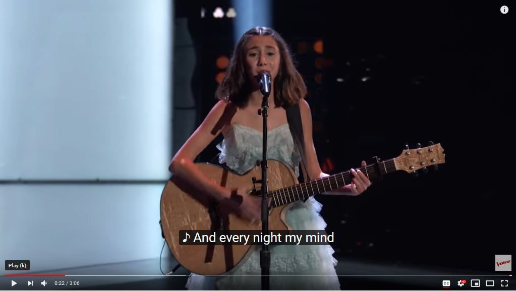 Congrats to 14 yr old Voice Academy alumn Mikaela Astel for making it to Kelly Clarkson's team on The Voice!